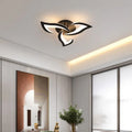 Modern Iron LED Ceiling Light with Floral Design | Solexa