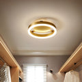 Modern LED Ceiling Light in Gold Metal Finish | Lamiris
