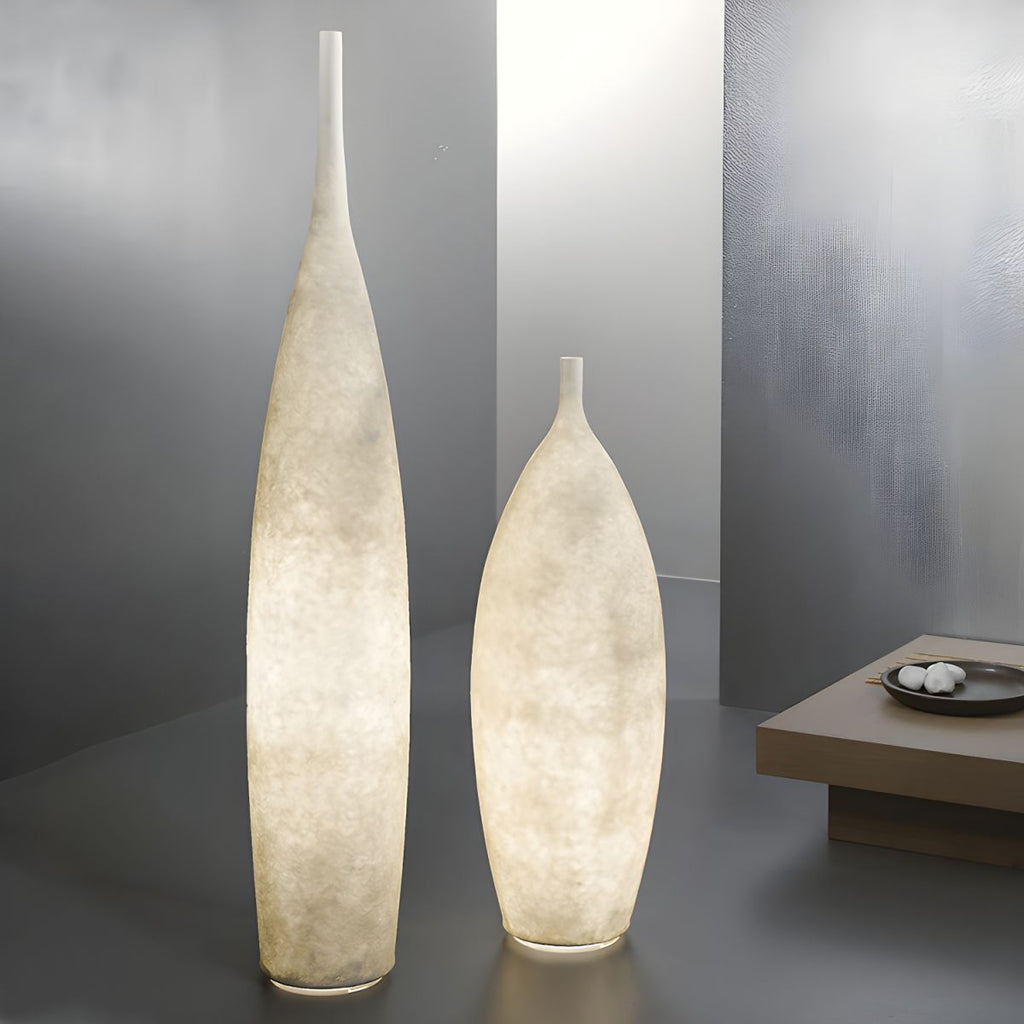 Modern LED Floor Lamp Resin Shade Ambient Indoor Light | Talorin