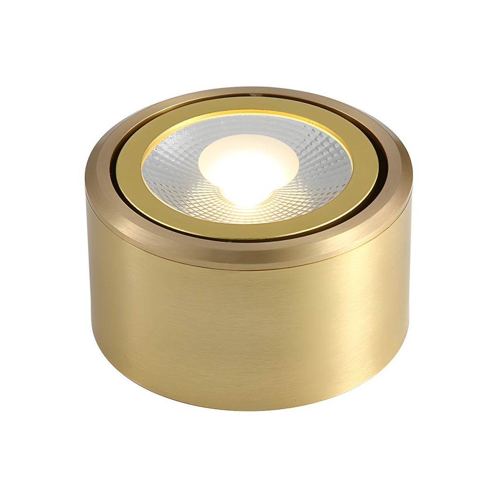 Modern LED Flush Mount Ceiling Light Gold Finish | Novalux