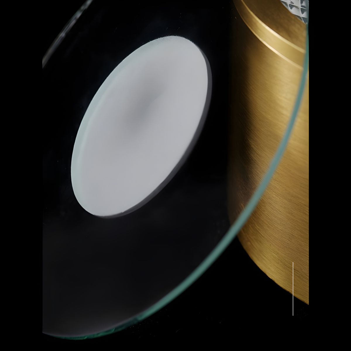 Modern LED Flush Mount Ceiling Light Gold Finish | Novalux