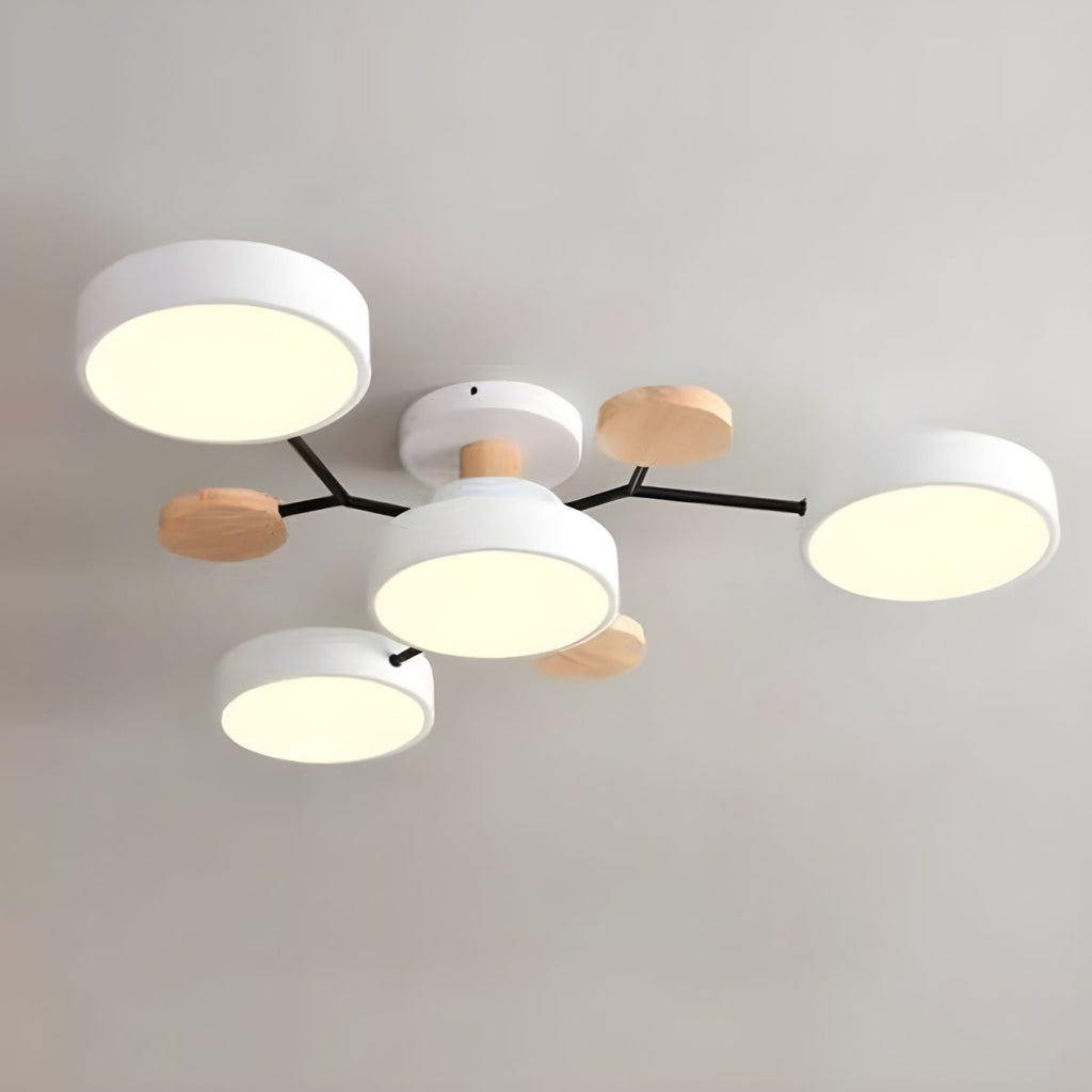 Modern LED Semi Flush Ceiling Light for Living Room | Lurexa