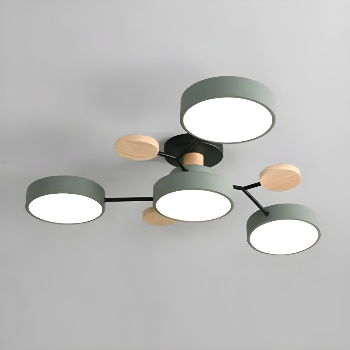 Modern LED Semi Flush Ceiling Light for Living Room | Lurexa