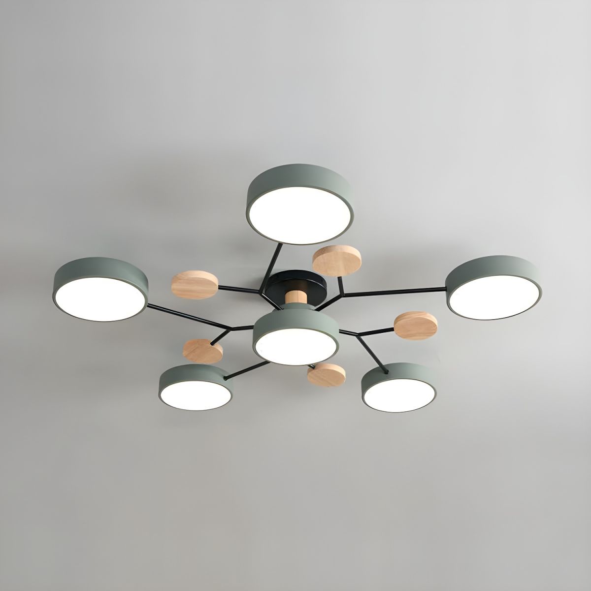Modern LED Semi Flush Ceiling Light for Living Room | Lurexa
