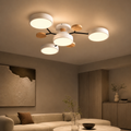 Modern LED Semi Flush Ceiling Light for Living Room | Lurexa