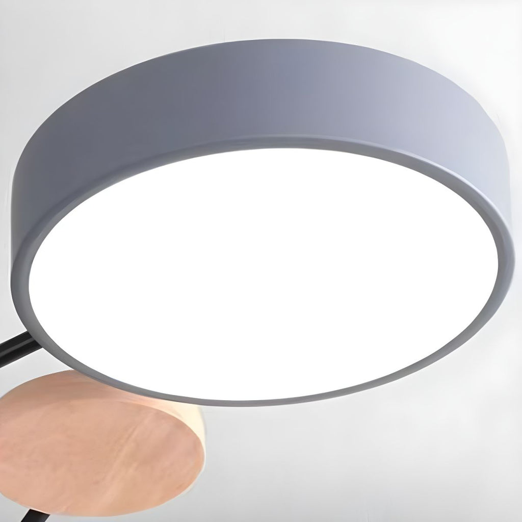 Modern LED Semi Flush Ceiling Light for Living Room | Lurexa