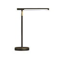 Modern LED Table Lamp with Linear Acrylic Shade | Porval