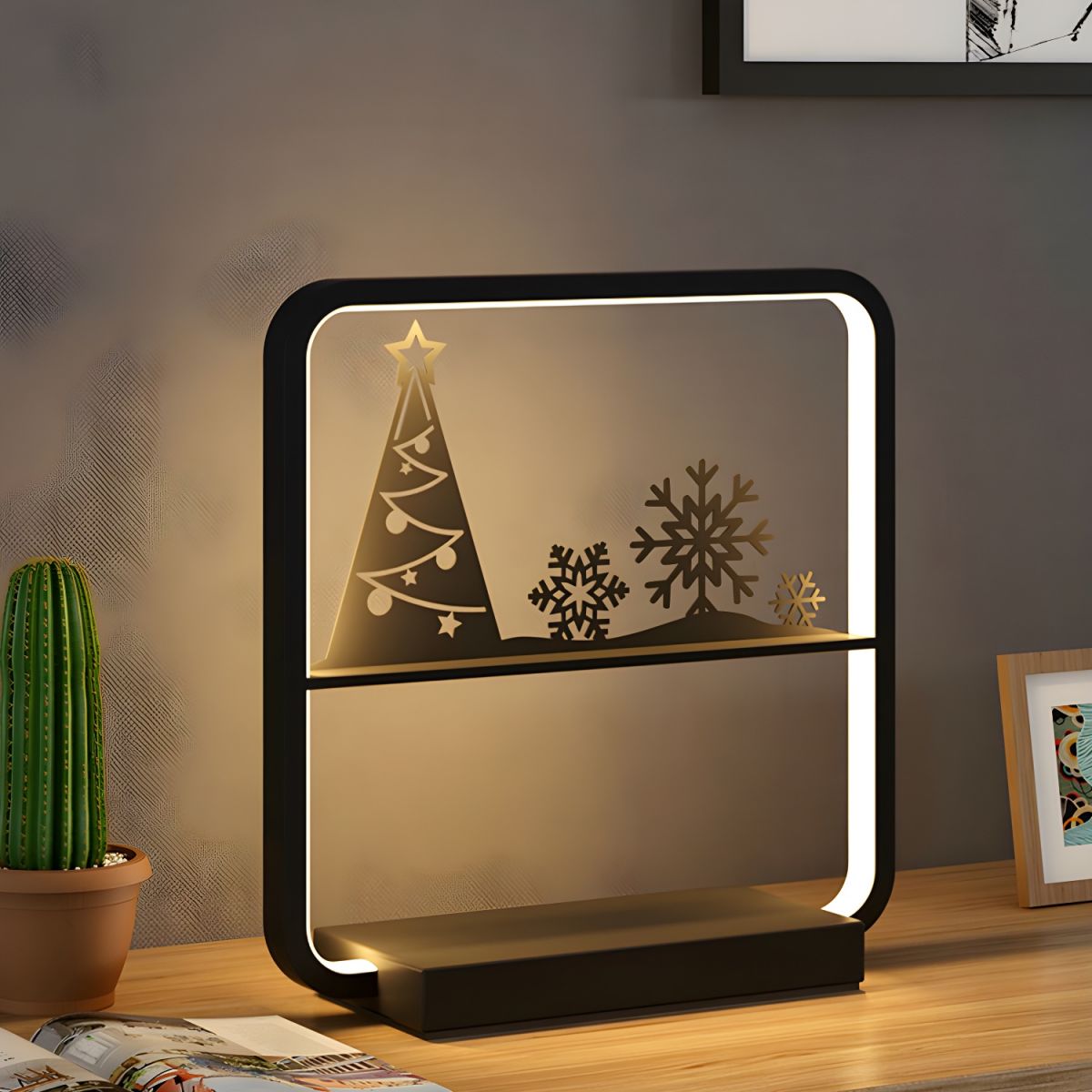 Modern LED Table Lamp with Wireless Charging | Lamura