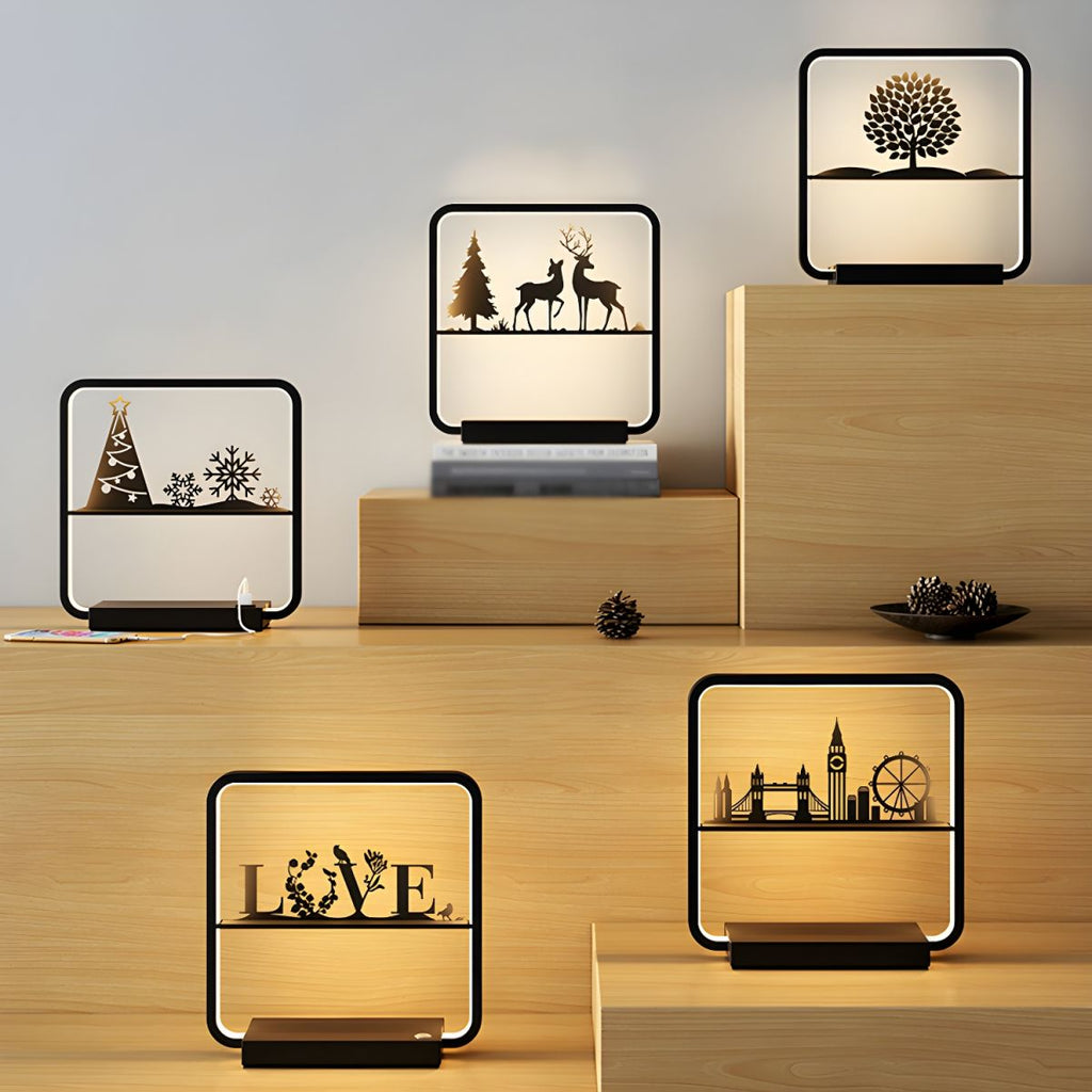 Modern LED Table Lamp with Wireless Charging | Lamura