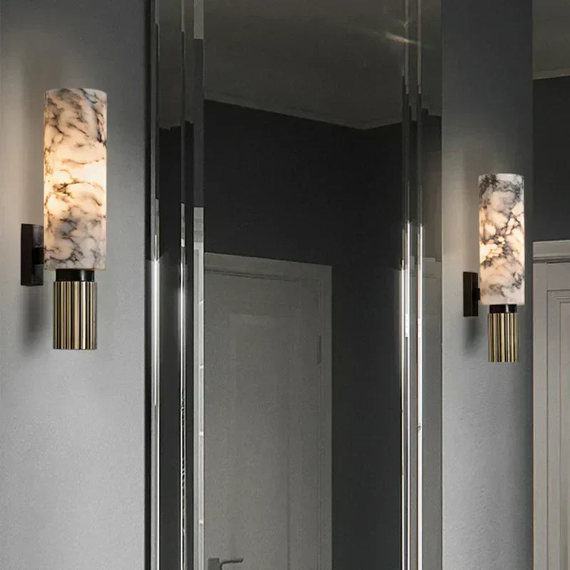 Modern Marble Stone LED Wall Light for Interiors | Marvelle