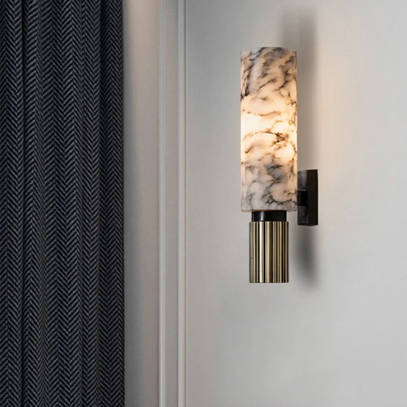 Modern Marble Stone LED Wall Light for Interiors | Marvelle