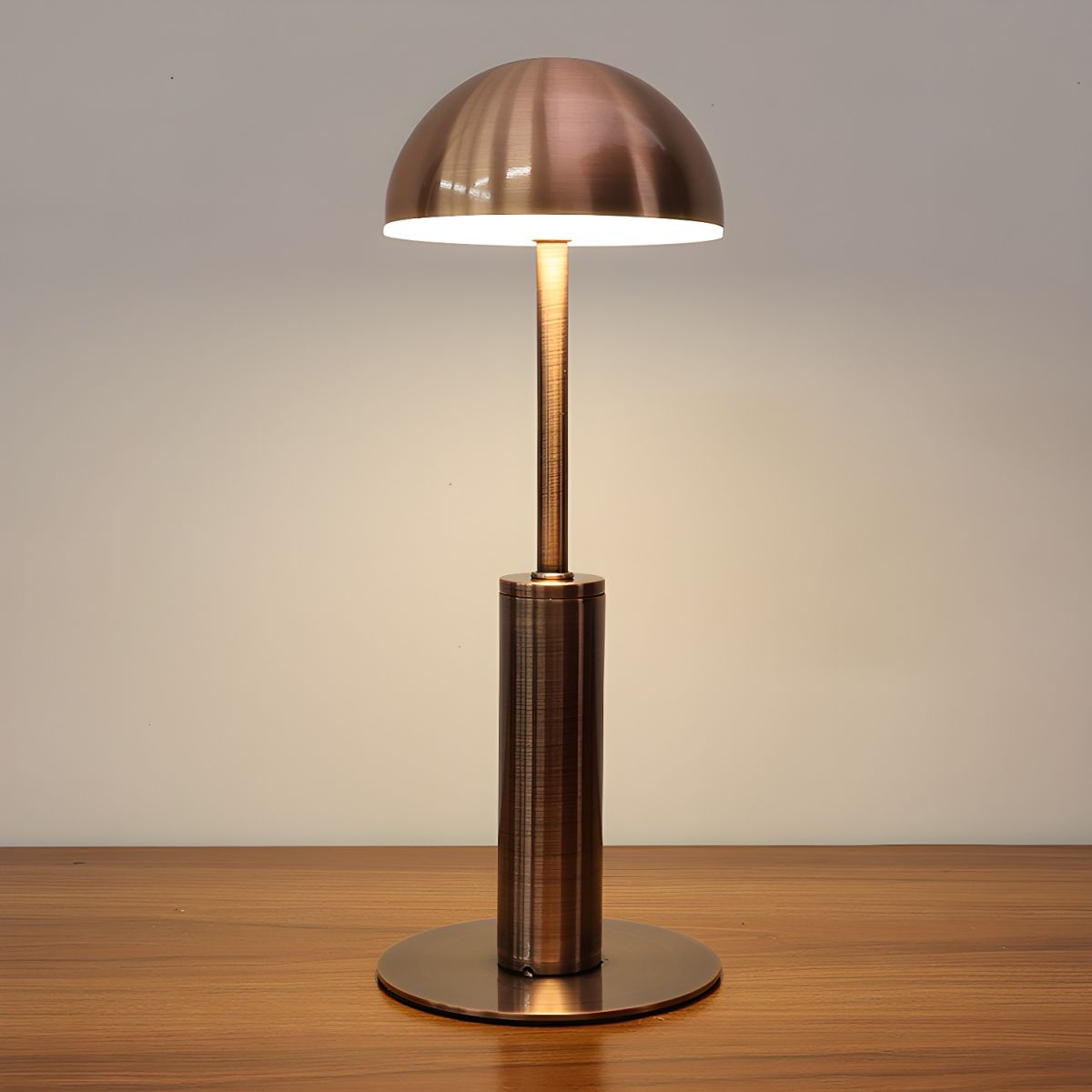 Modern Metal Dome Table Lamp for Bedroom | Elyndr