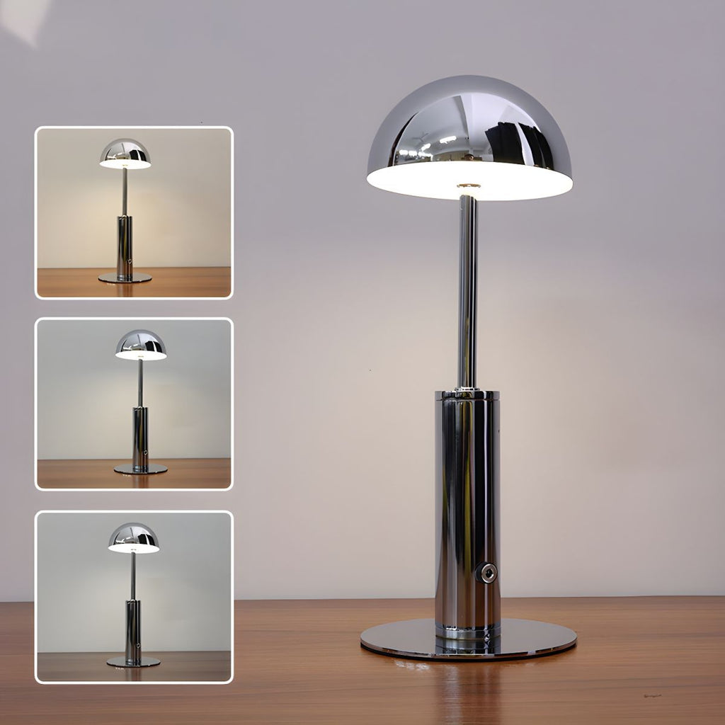 Modern Metal Dome Table Lamp for Bedroom | Elyndr
