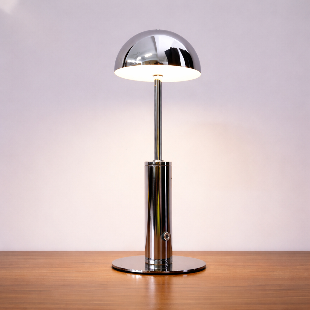 Modern Metal Dome Table Lamp for Bedroom | Elyndr