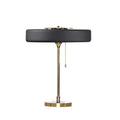 Modern Metal Shade Table Lamp with Acrylic Diffuser | Delore