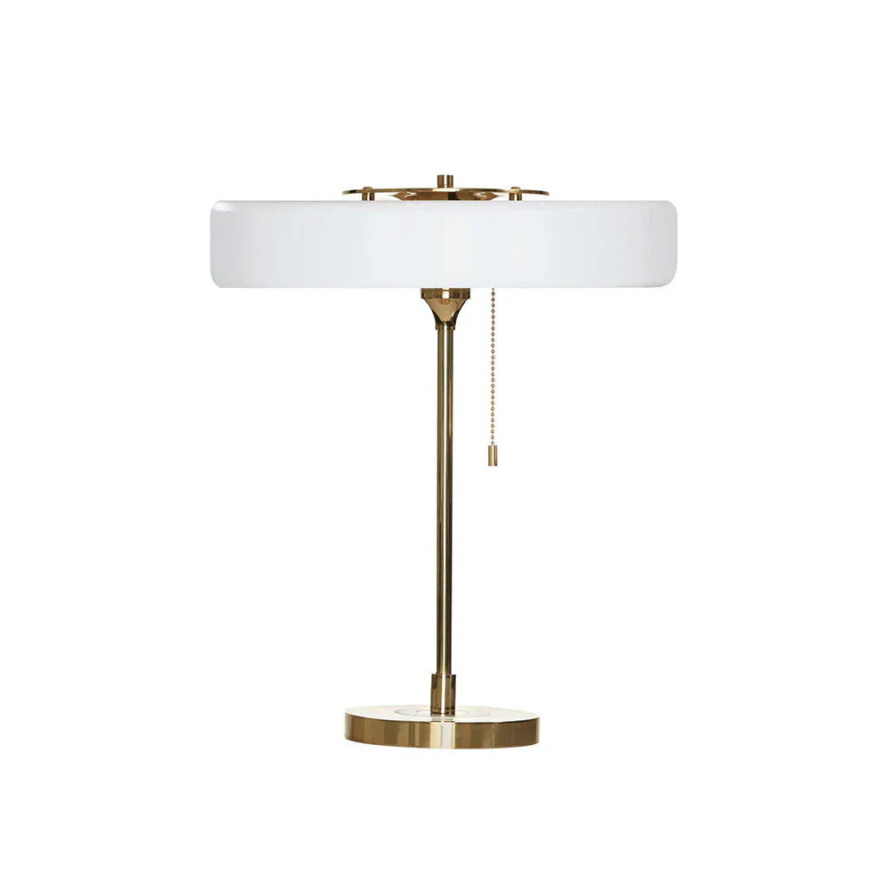 Modern Metal Shade Table Lamp with Acrylic Diffuser | Delore