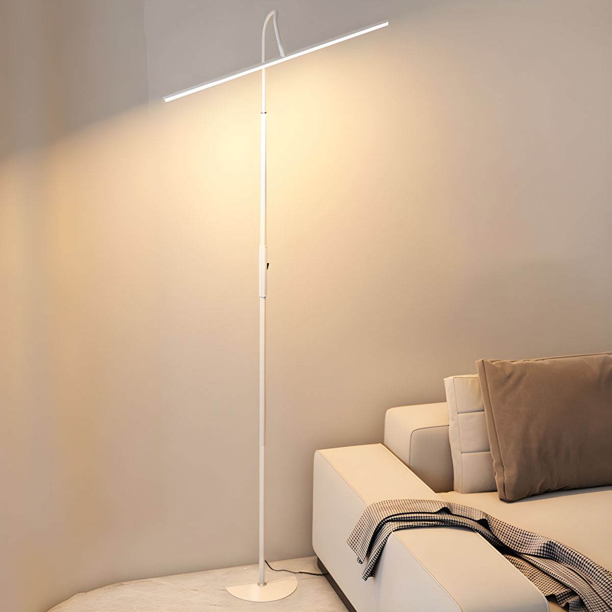 Modern Metal Tube Floor Lamp Design | Calyrix