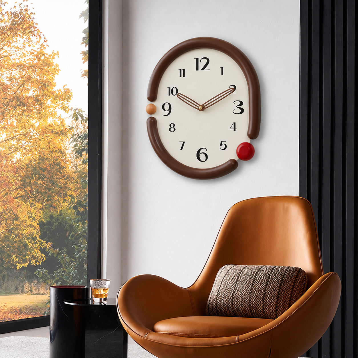Modern Minimalist Acrylic Wall Clock Silent Quartz | Castora