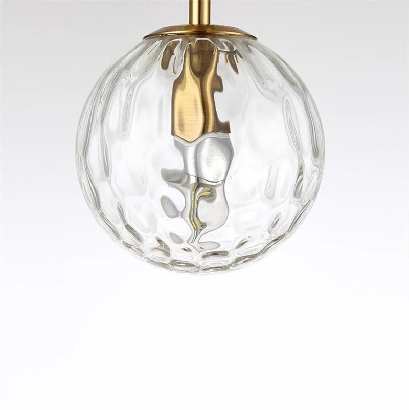 Modern Minimalist Glass Globe Wall Sconce Light | Glacia