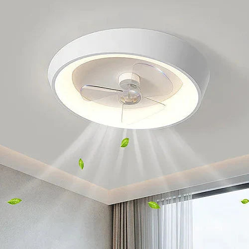 Modern Minimalist Iron Ceiling Fan Light Fixture | Varnico
