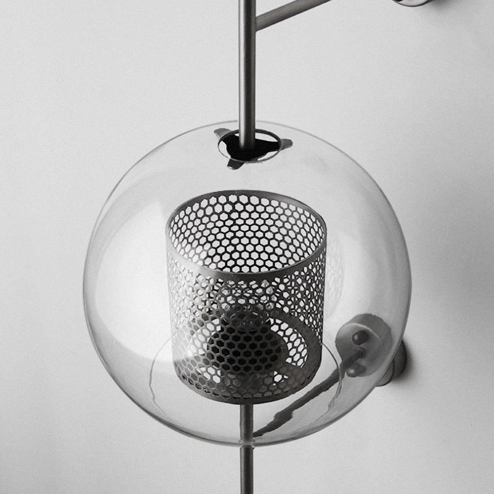 Modern Nordic Metal Glass Industrial Wall Light | Pelvino