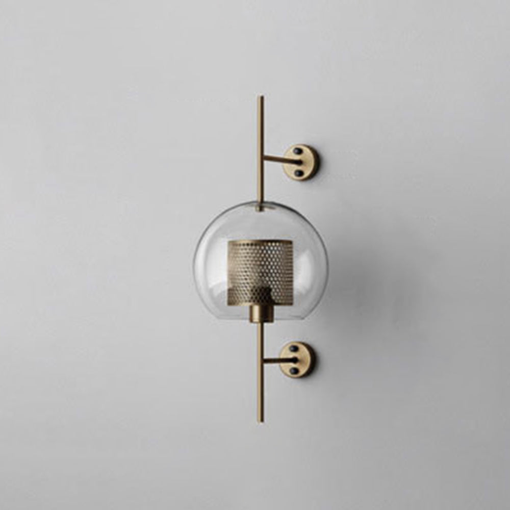 Modern Nordic Metal Glass Industrial Wall Light | Pelvino