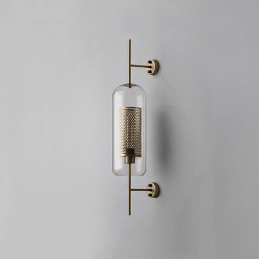Modern Nordic Metal Glass Industrial Wall Light | Pelvino