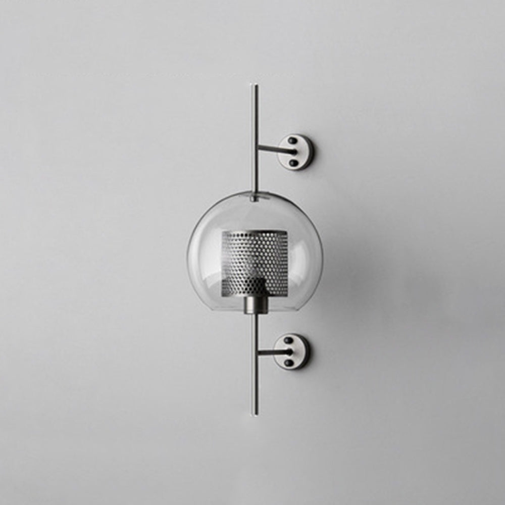 Modern Nordic Metal Glass Industrial Wall Light | Pelvino