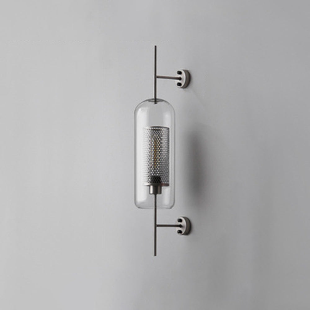 Modern Nordic Metal Glass Industrial Wall Light | Pelvino