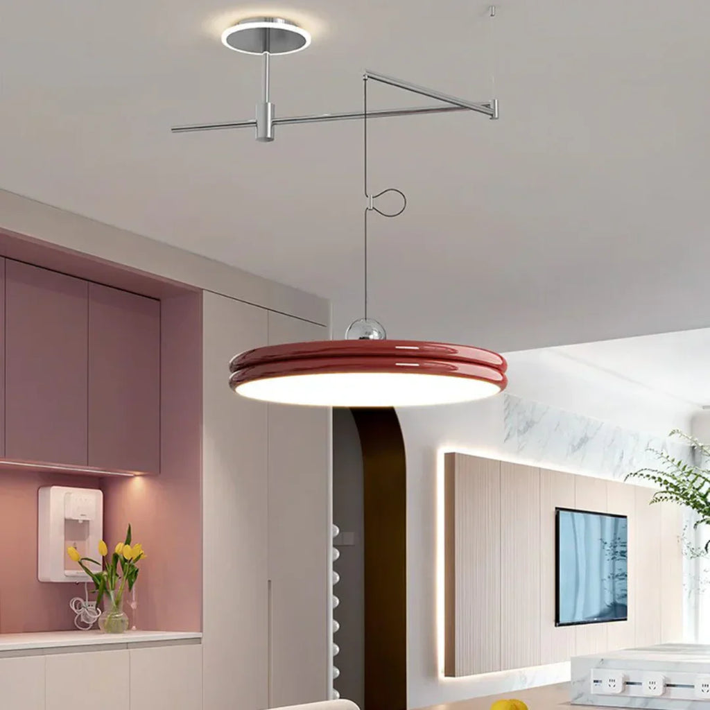 Modern Pendant Light with Adjustable Arms Interior | Selene