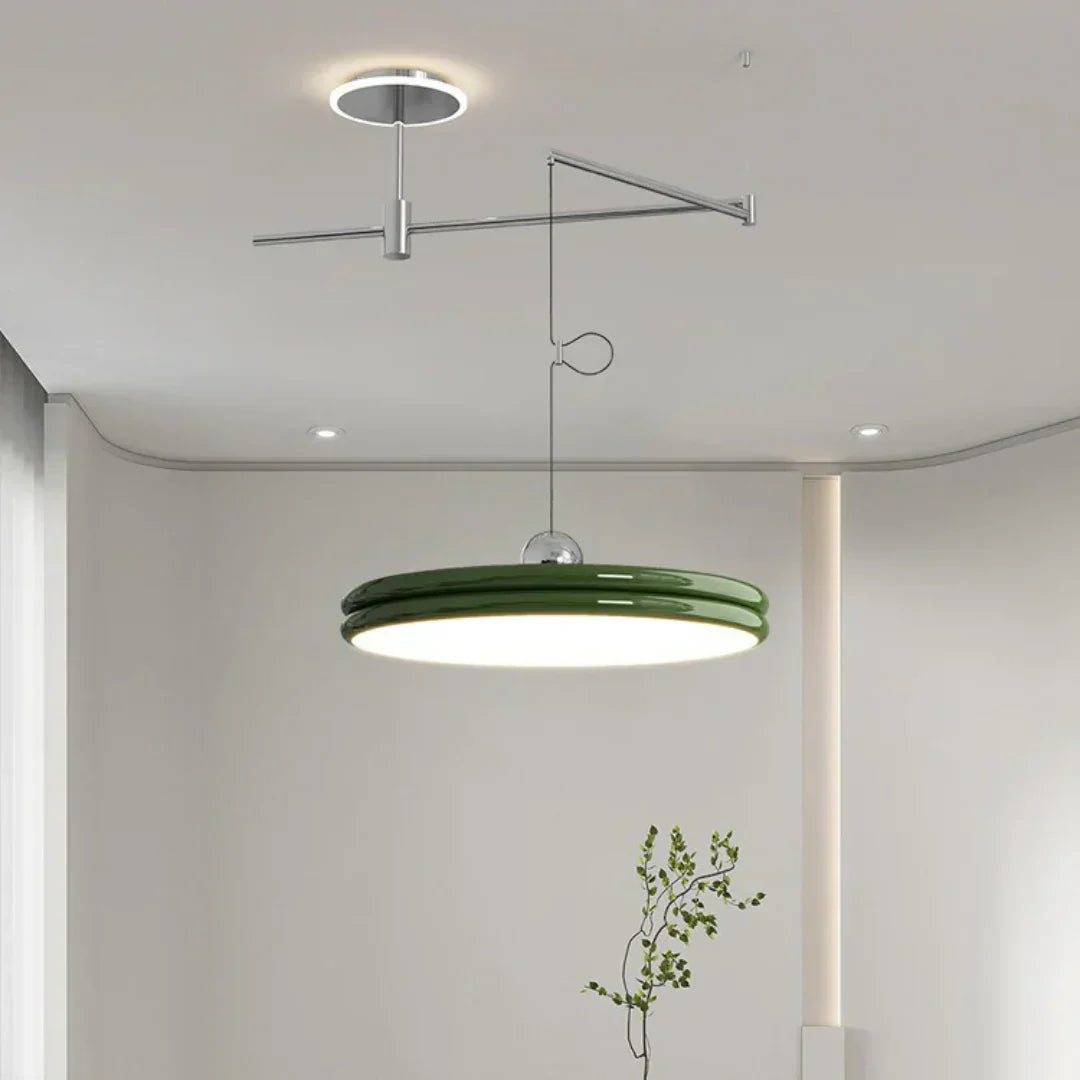 Modern Pendant Light with Adjustable Arms Interior | Selene