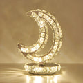 Modern Table Lamp with Crystal Shades Ambient Lighting | Nardon