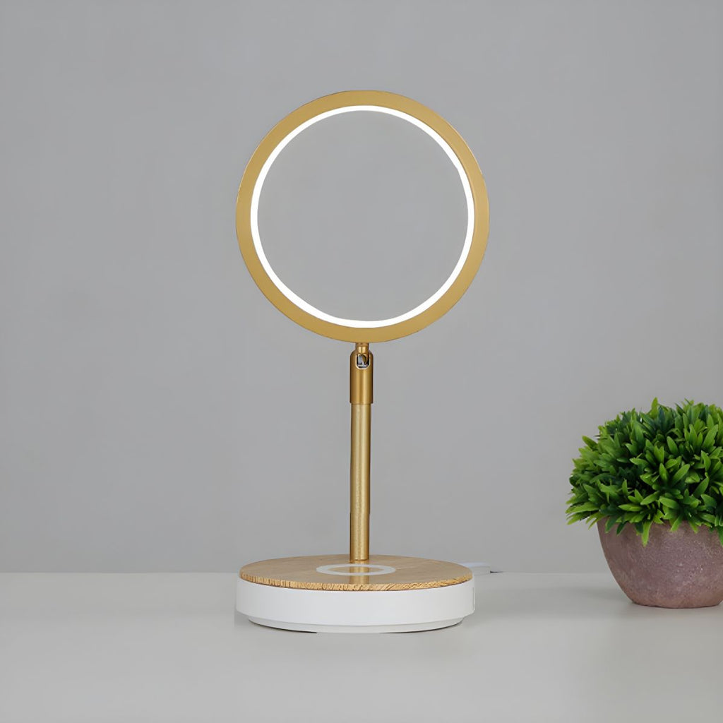 Modern Touch Dimming Table Lamp Circle Design | Scando