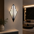 Modern Triangular Metal LED Wall Light for Rooms | Glimra