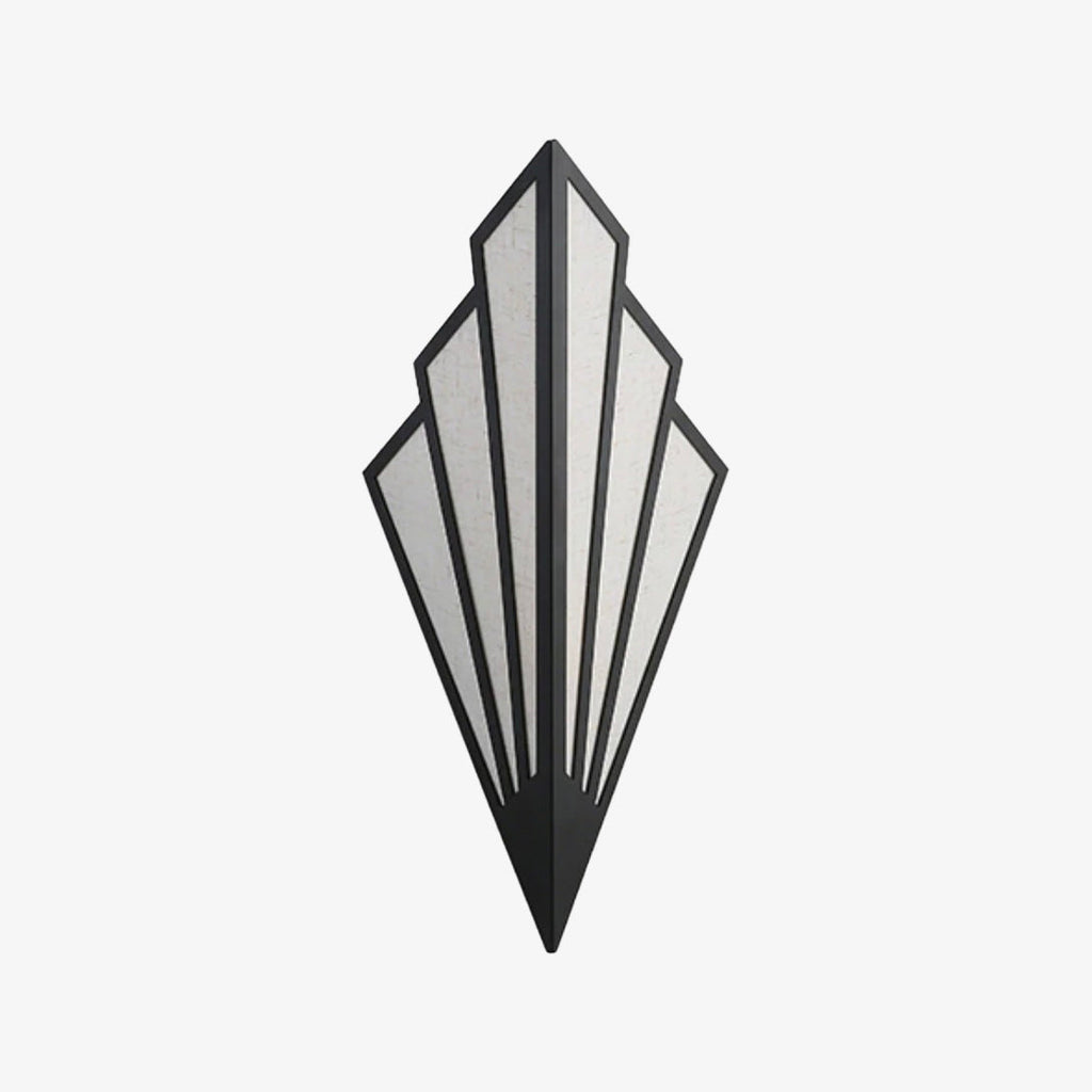 Modern Triangular Metal LED Wall Light for Rooms | Glimra