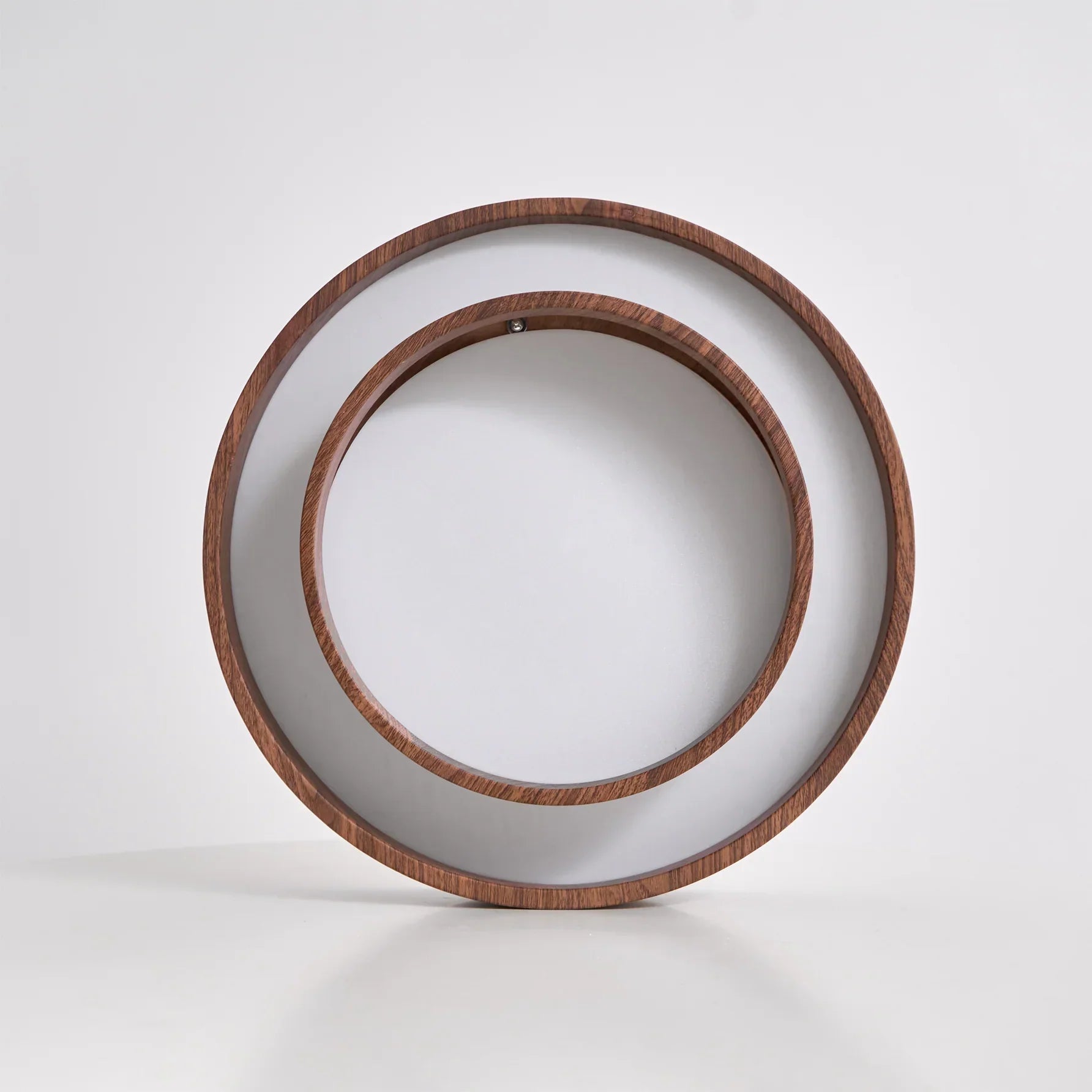 Modern Walnut Ceiling Light Fixture with LED | Vamoria