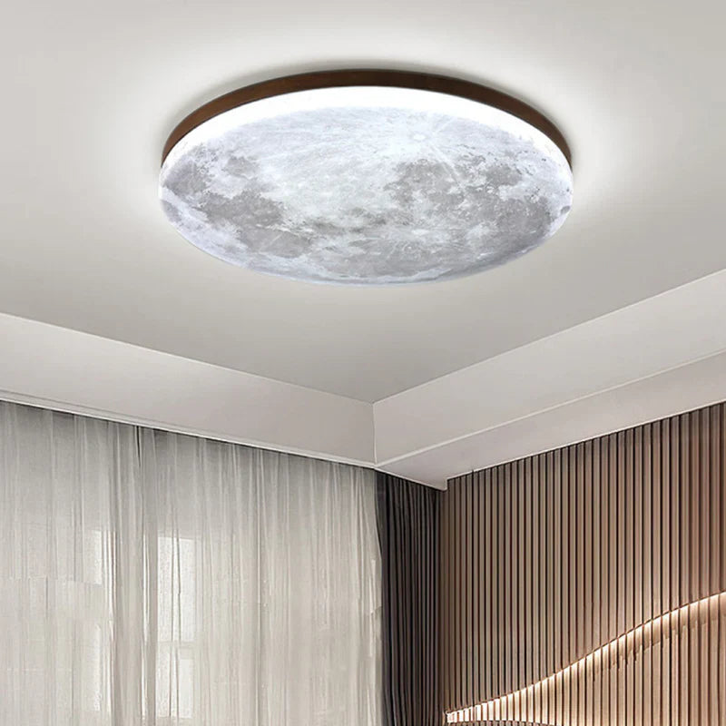 Moon Ceiling Lamp | Modern LED Ceiling Light Fixture