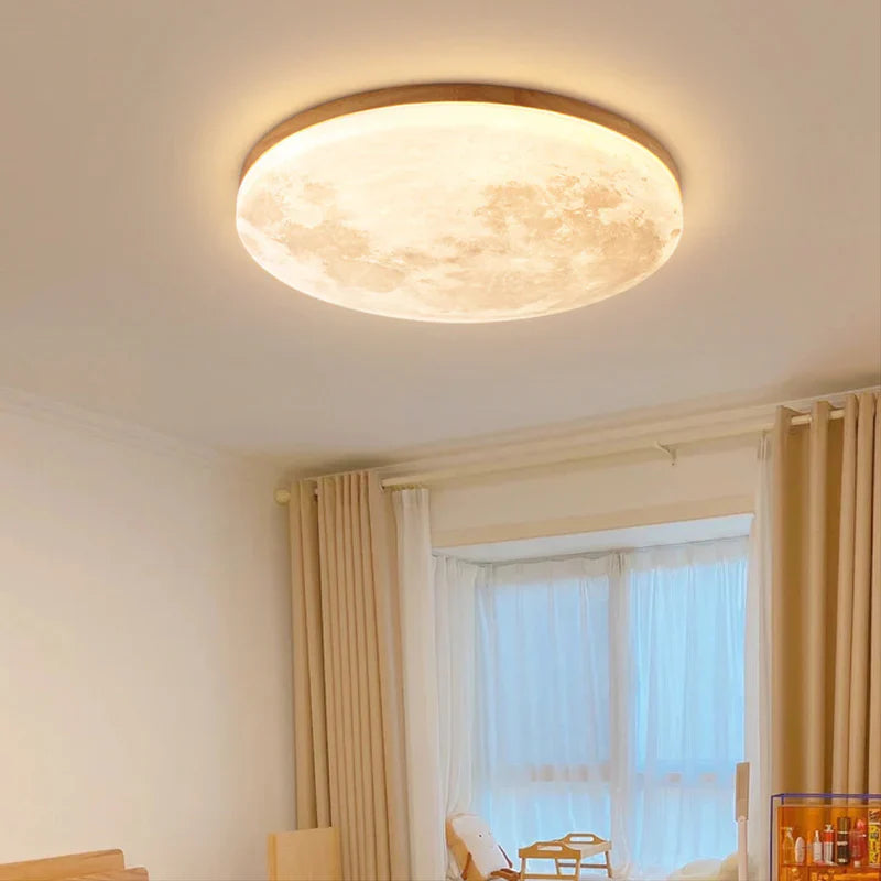 Moon Ceiling Lamp | Modern LED Ceiling Light Fixture