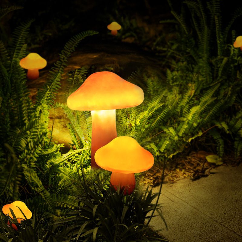 Mushroom Garden Ground Light Outdoor Resin LED | Farvico