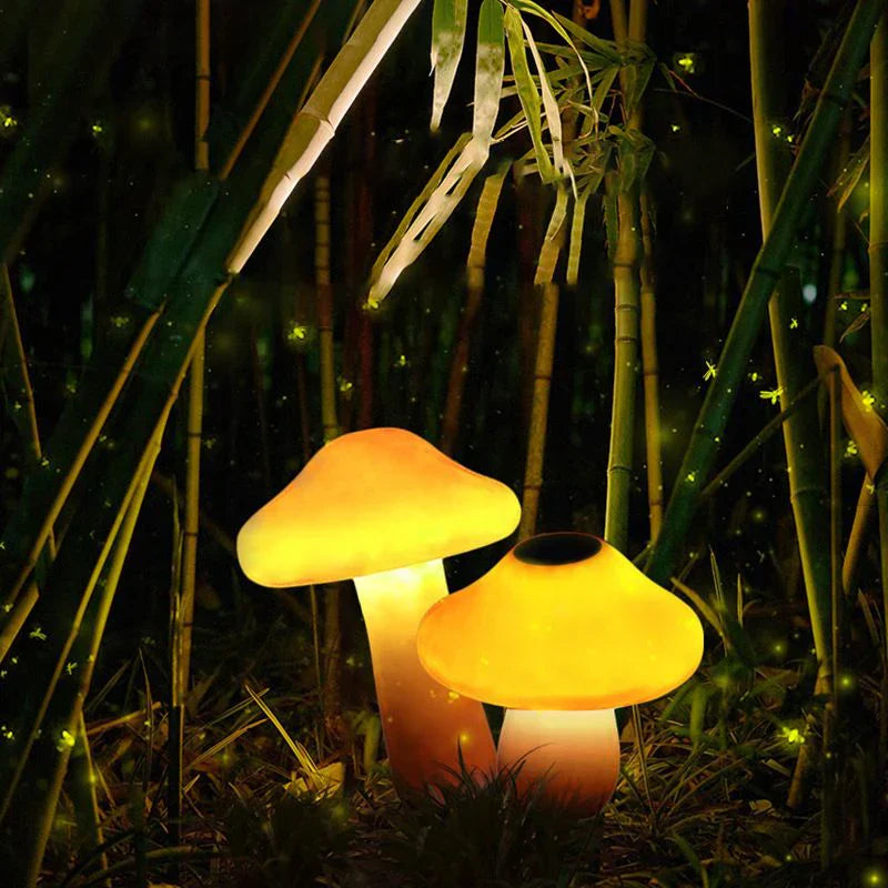 Mushroom Garden Ground Light Outdoor Resin LED | Farvico