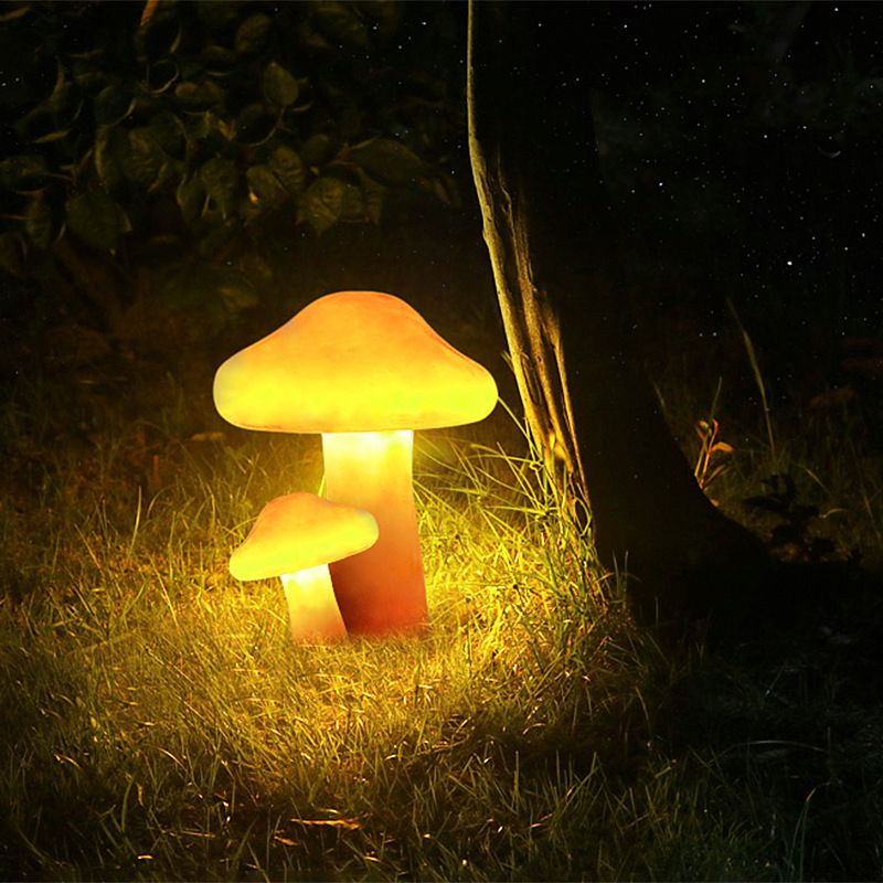 Mushroom Garden Ground Light Outdoor Resin LED | Farvico