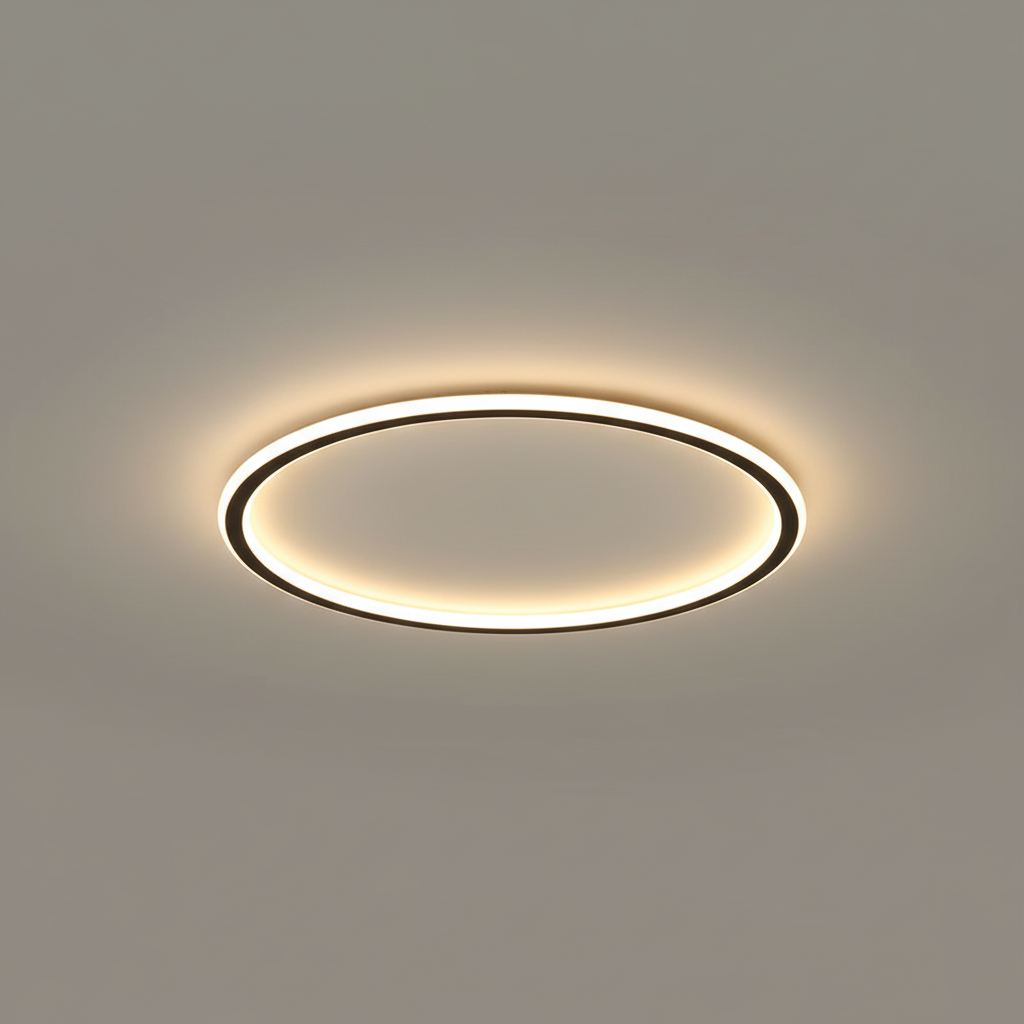 Mysaglobe | Scandinavian Round Ceiling Lamp LED Flush Mount