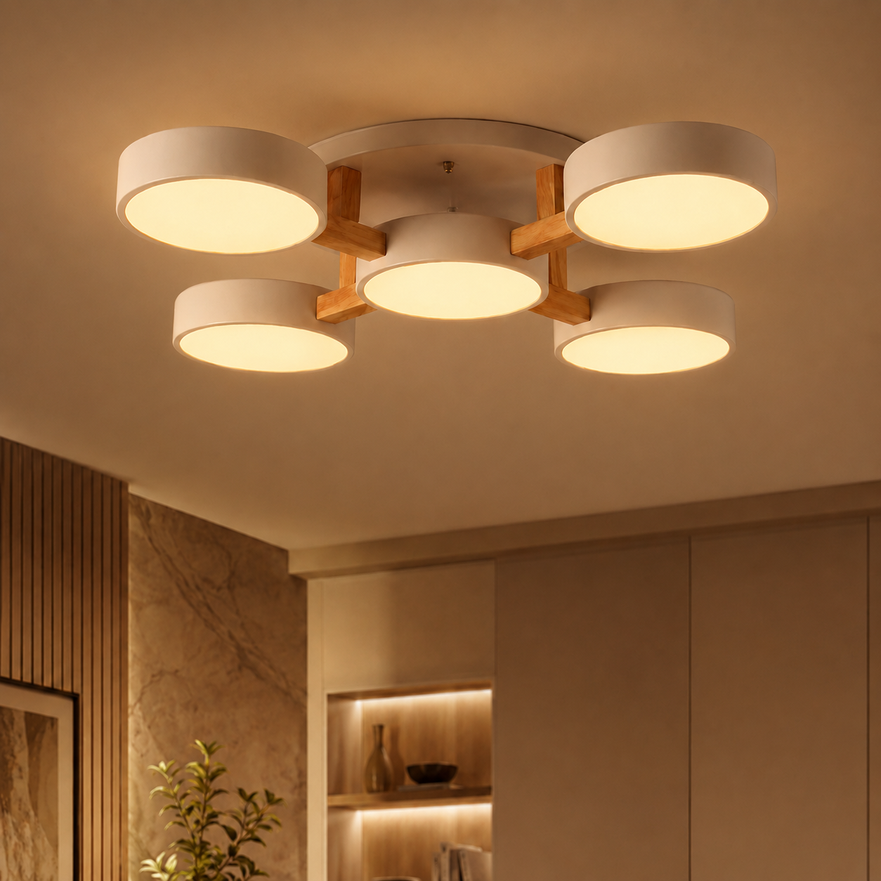 Nordic Acrylic Cluster Ceiling Light Fixture | Aurara