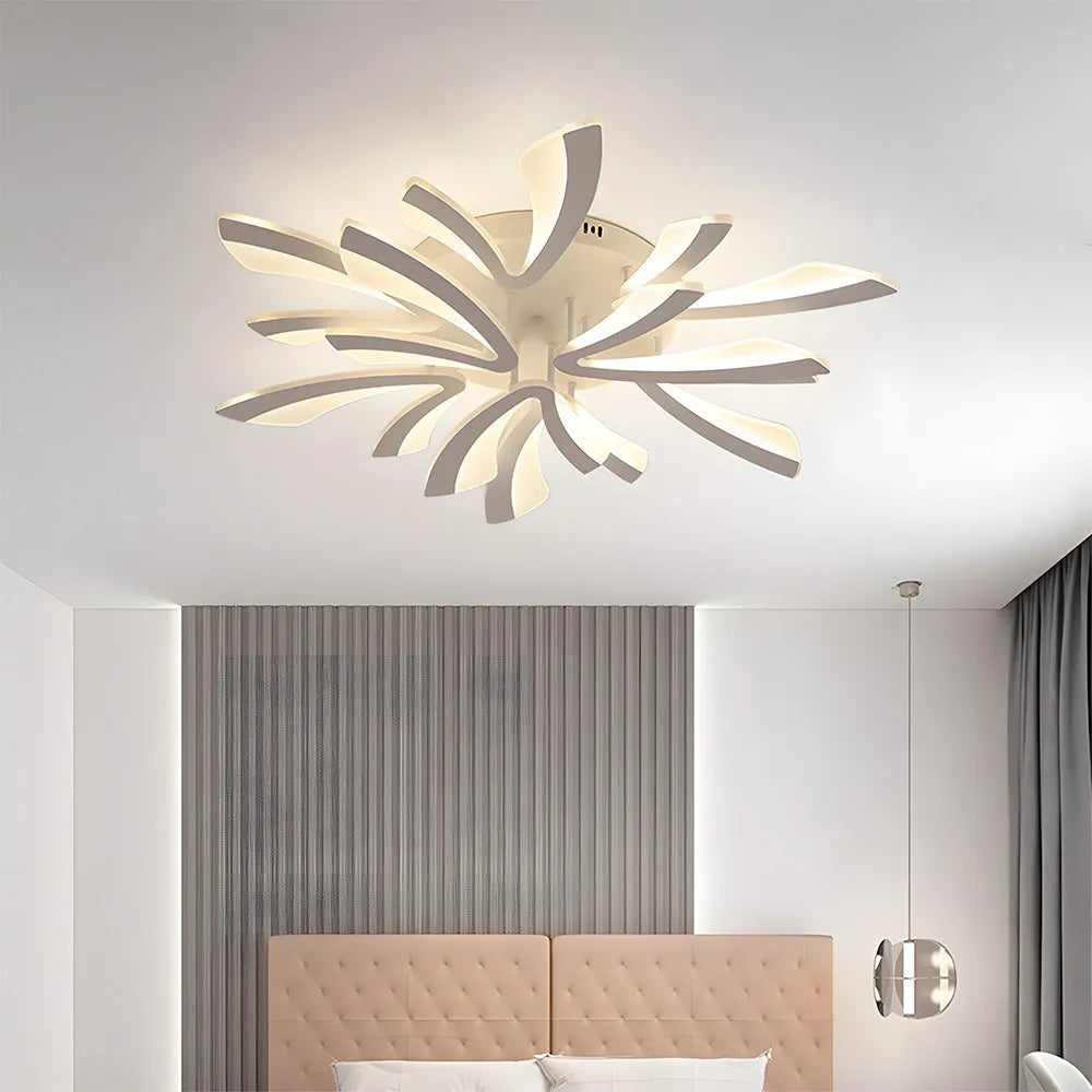 Nordic Acrylic Petal Ceiling Light Fixture | Lunaris