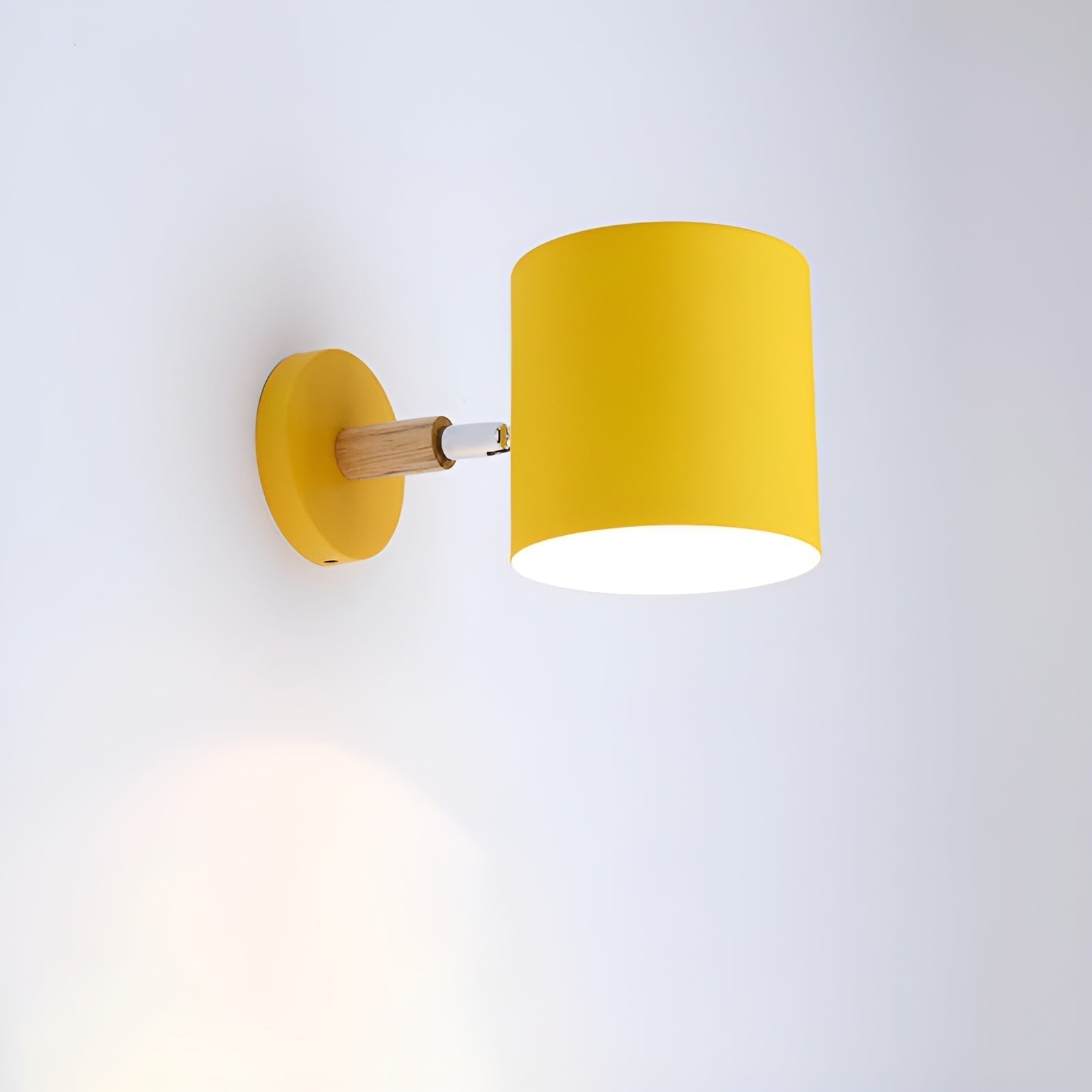 Nordic Adjustable Wood Metal Wall Light Fixture | Lumovia