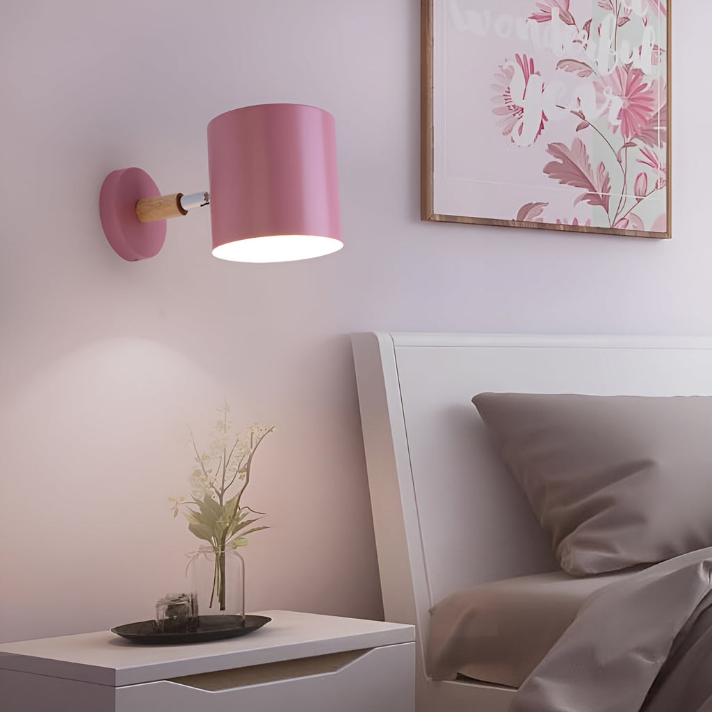 Nordic Adjustable Wood Metal Wall Light Fixture | Lumovia