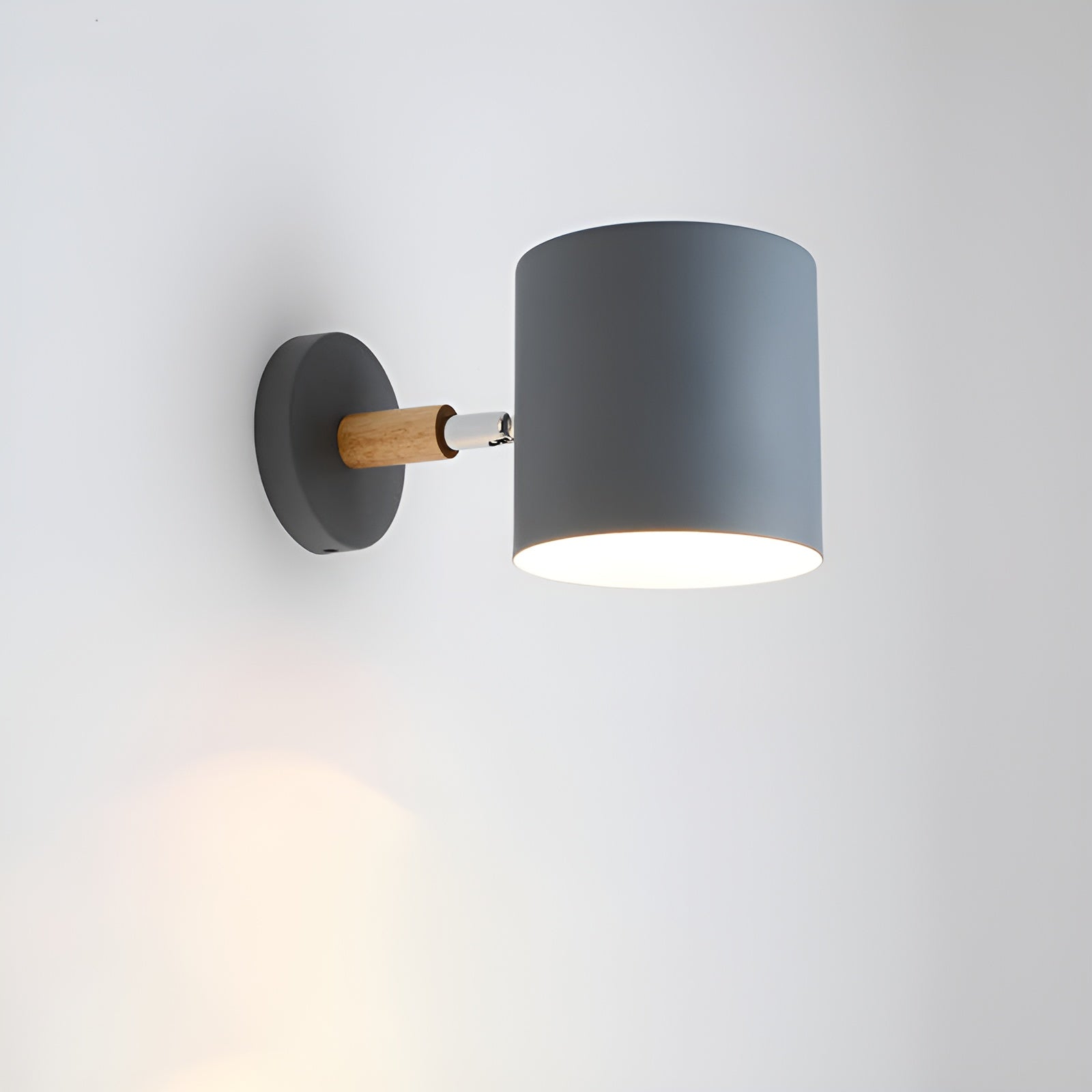 Nordic Adjustable Wood Metal Wall Light Fixture | Lumovia