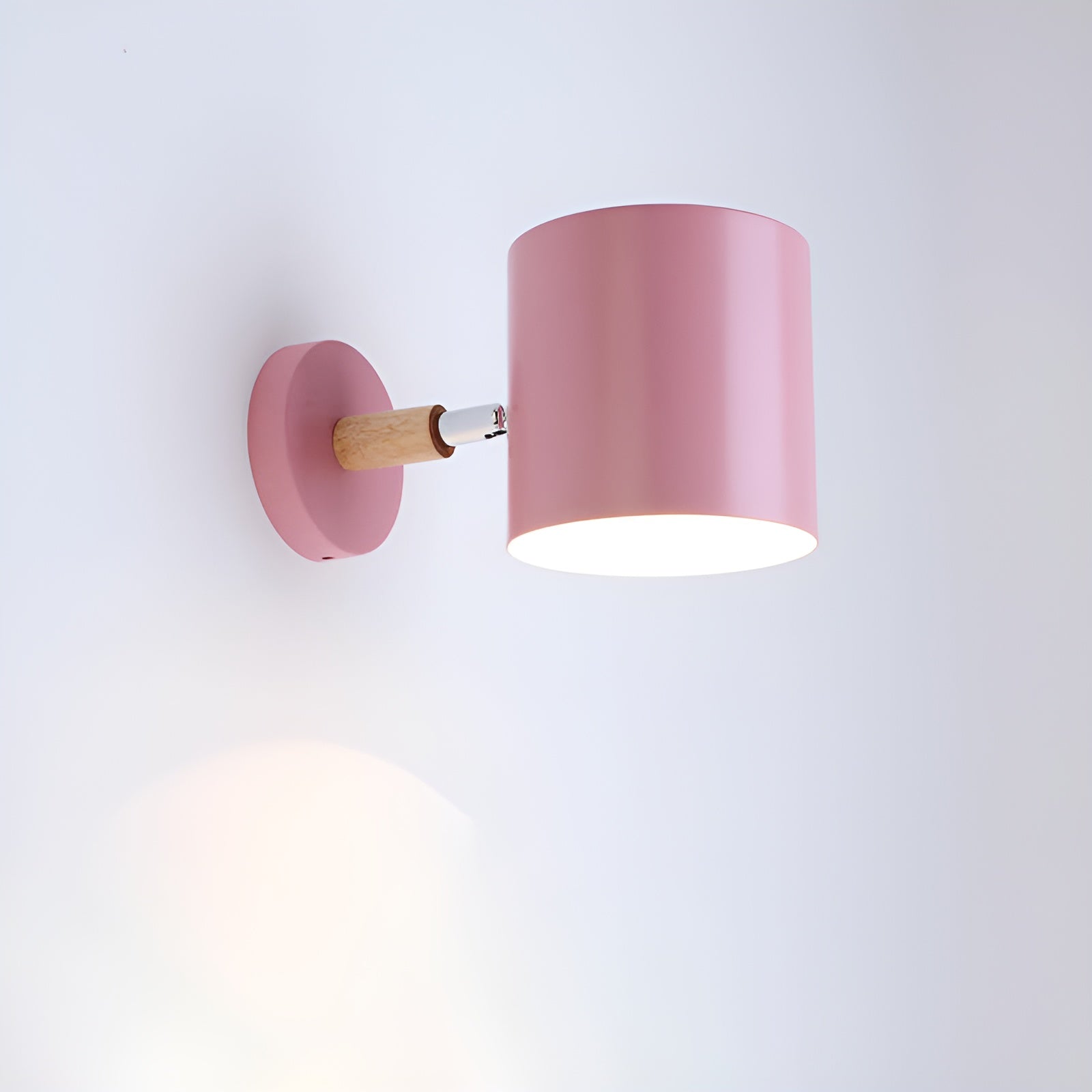 Nordic Adjustable Wood Metal Wall Light Fixture | Lumovia