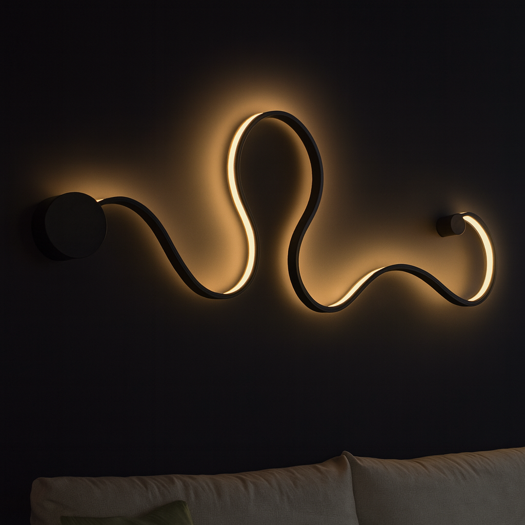 Nordic Art Deco LED Wall Light for Modern Rooms | Veloria