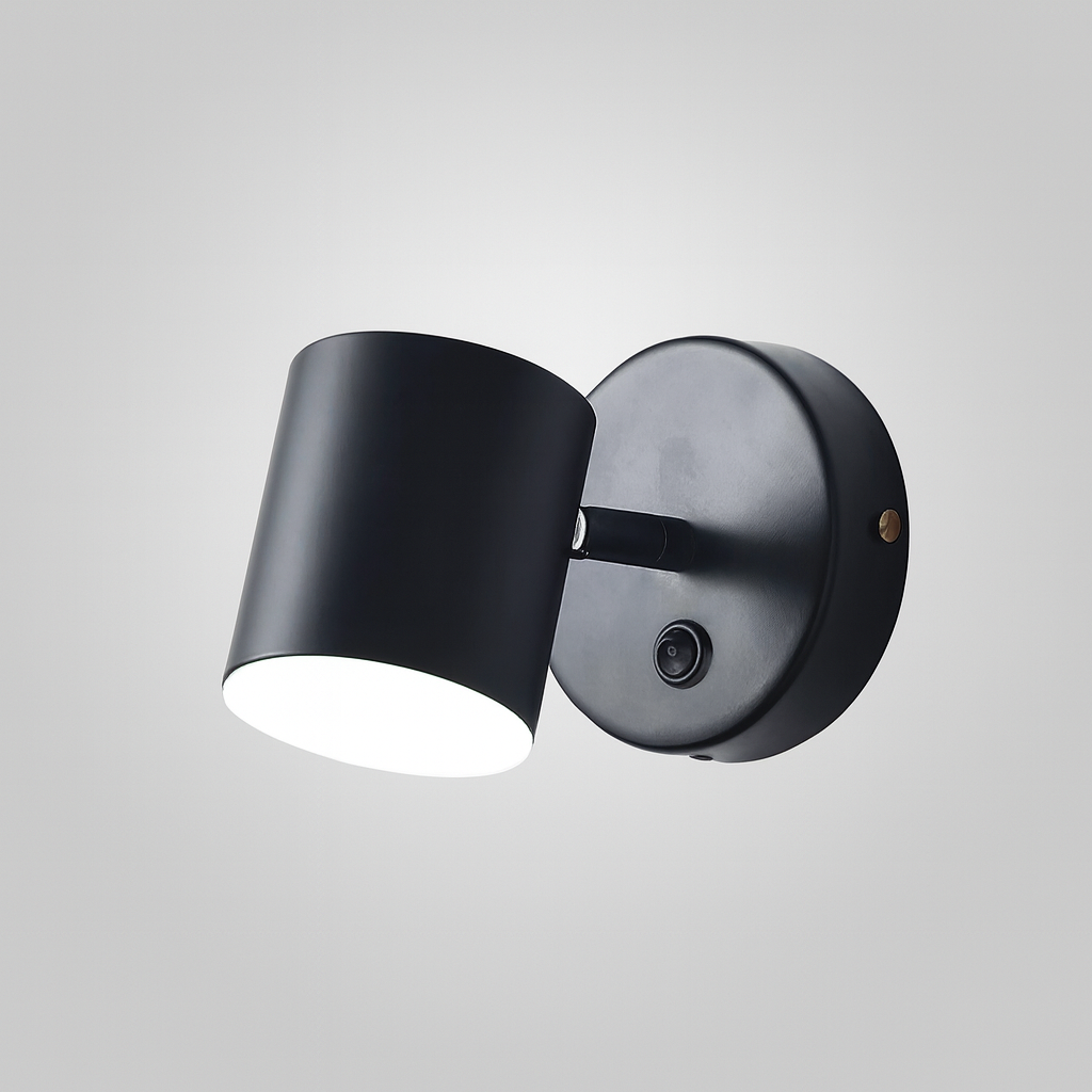 Nordic Black Gold Metal LED Wall Light Fixture | Lumoro